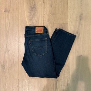 Levi's Men's Deep Indigo Straight Jeans